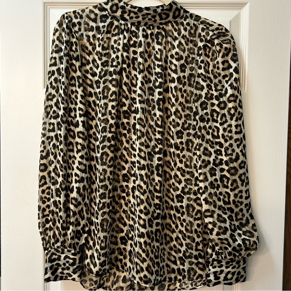 Leopard Print Women's Top